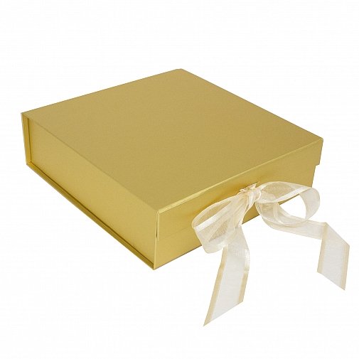 Gold Presentation Gift Box - Suitable for 8 Inch Plates
