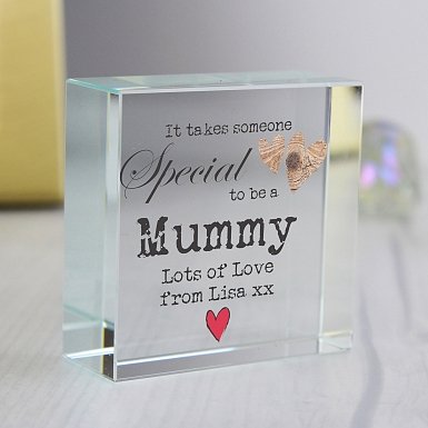 Personalised Someone Special Medium Crystal Token