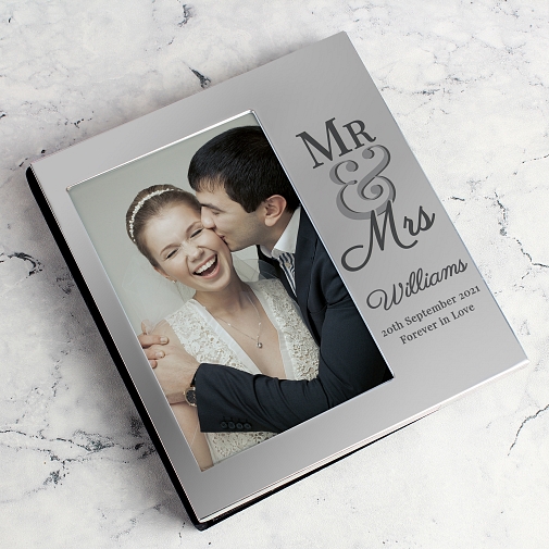 Personalised Mr & Mrs 4x6 Photo Album