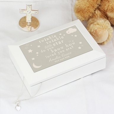 Personalised Twinkle Twinkle Jewellery Box