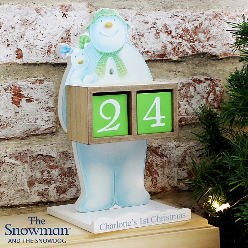 Personalised The Snowman and the Snowdog Advent Calendar