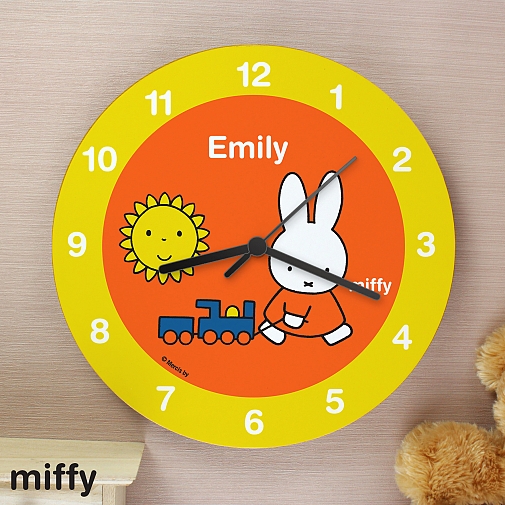 Personalised Miffy Wooden Clock
