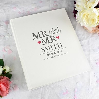 Personalised Mr & Mr Traditional Album