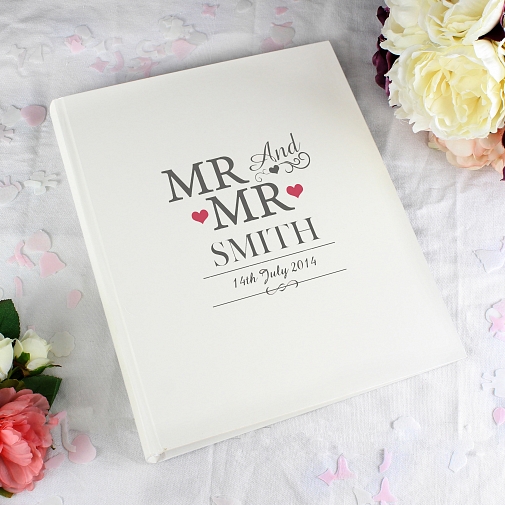 Personalised Mr & Mr Traditional Album