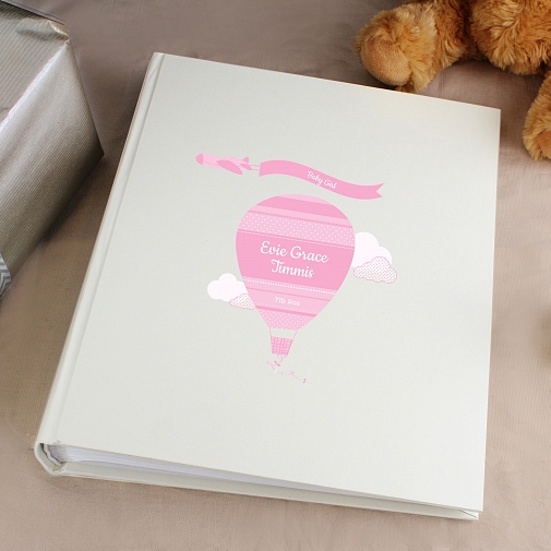 Personalised Up & Away Girls Album with Sleeves