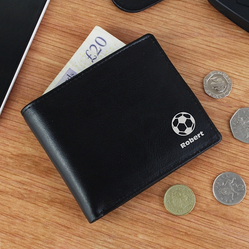 Personalised Football Leather Wallet