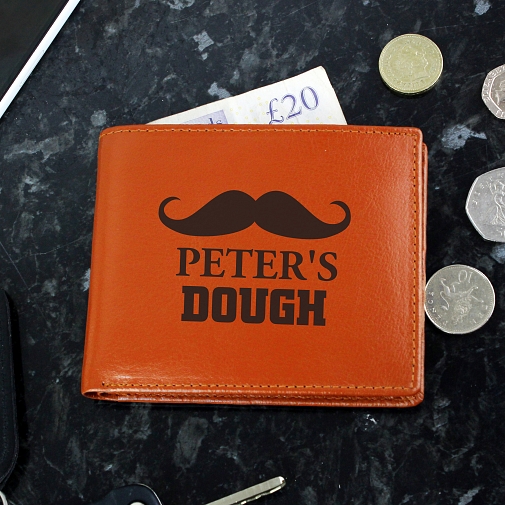 Brown Moustache Wallet