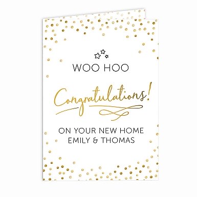 Personalised Congratulations Card Delivery to UK