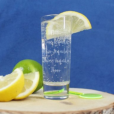 Personalised Free Text Shot Glass