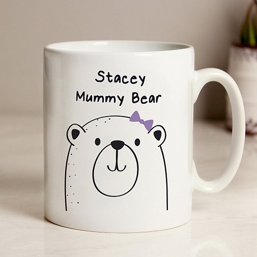 Personalised Mummy Bear Mug