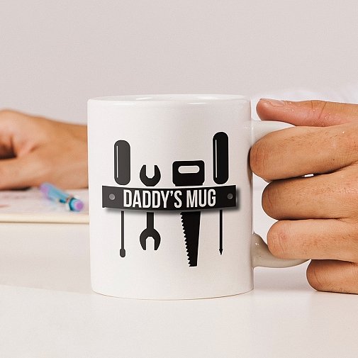 Personalised Tool Bench Mug