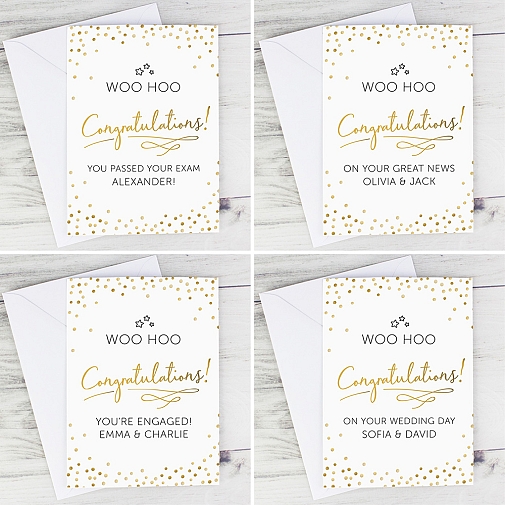 Personalised Congratulations Card Delivery to UK