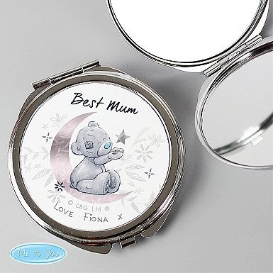 Personalised Moon & Stars Me To You Compact Mirror