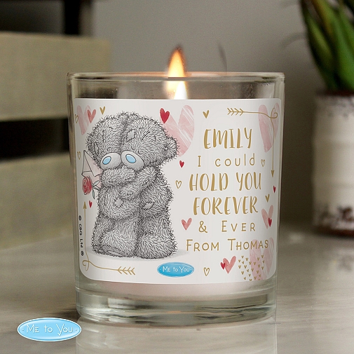 Personalised Me To You Love Forever Scented Jar Candle