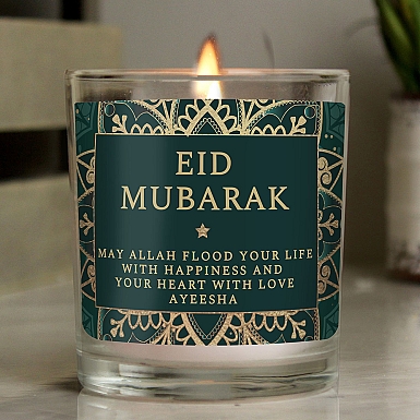 Personalised Eid Jar Candle