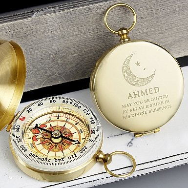 Personalised Eid Keepsake Compass