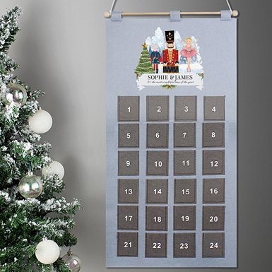 Personalised Nutcracker Advent Calendar Delivery to Uk