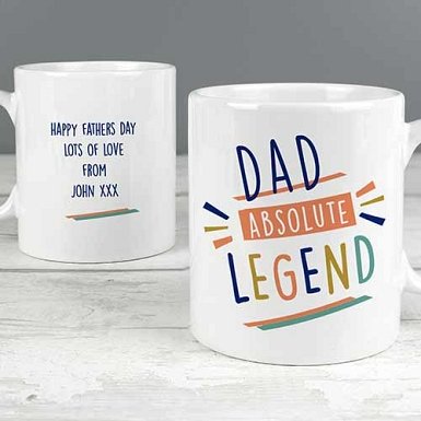 Personalised Absolute Legend Mug